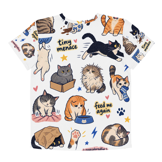 Tiny Menace Youth Crew Neck T-Shirt  🐾